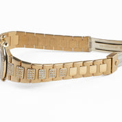 Patek Philippe Nautilus 4700 Yellow Gold Champagne Diamond Dial Diamond Bezel