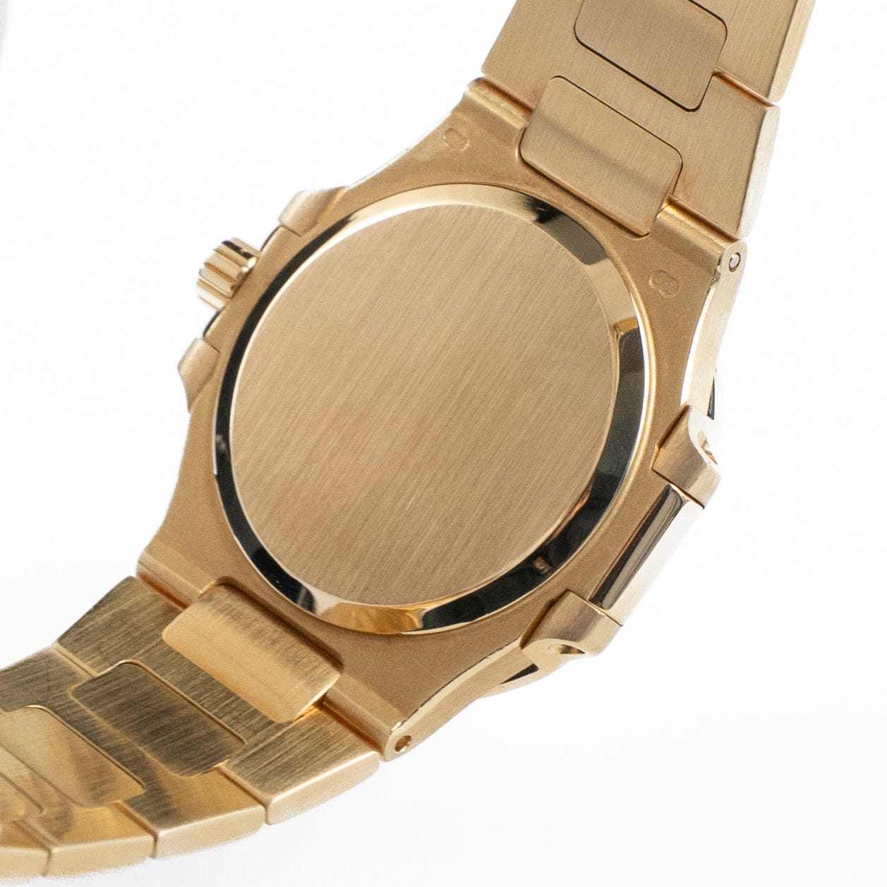 Patek Philippe Nautilus 4700 Yellow Gold Champagne Diamond Dial Diamond Bezel