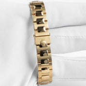 Patek Philippe Nautilus 4700 Yellow Gold Champagne Diamond Dial Diamond Bezel