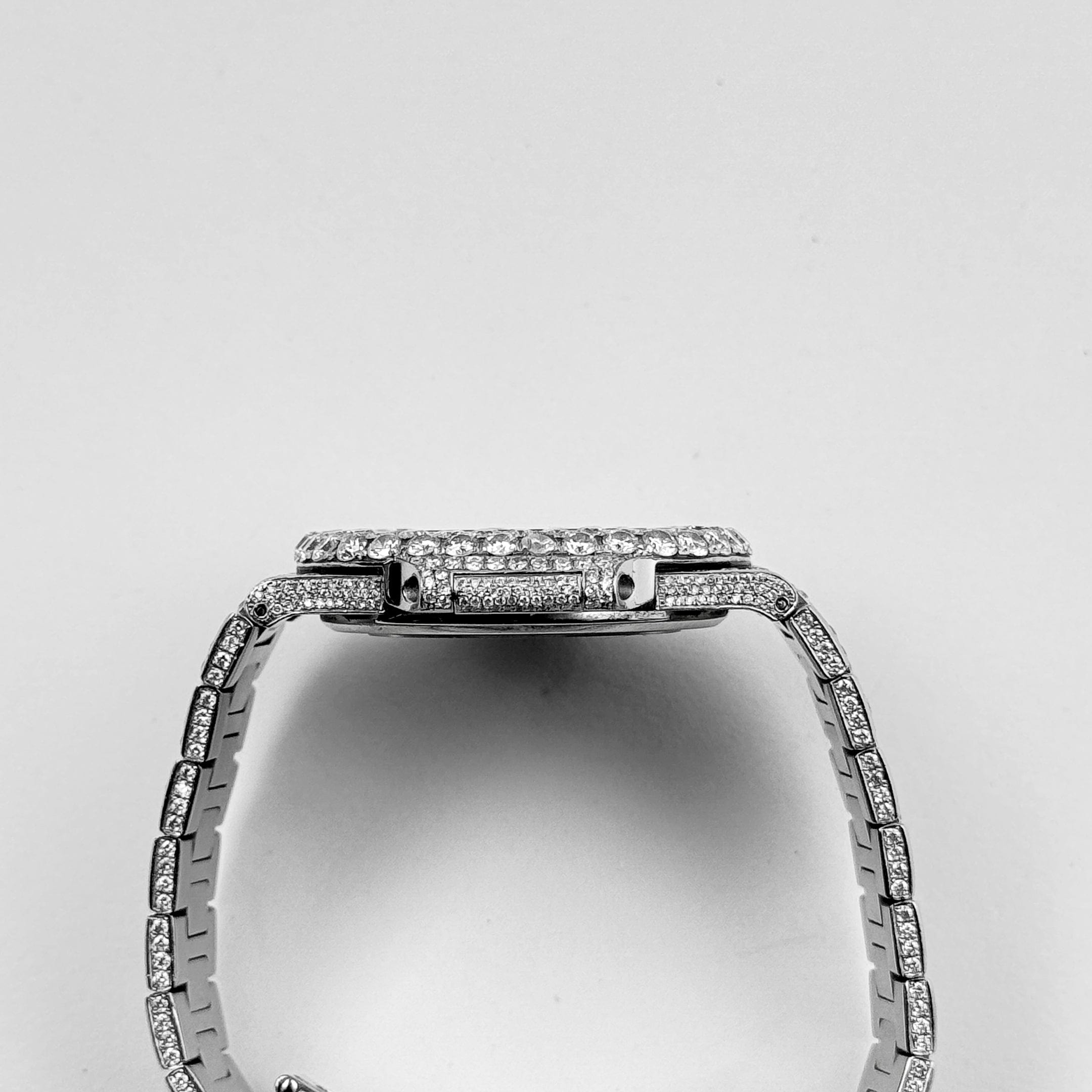 Patek Philippe Nautilus 5711/1A-011 Stainless Steel with Aftermarket Diamond Pavé Bezel and Case (2012)