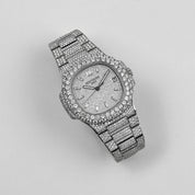 Patek Philippe Nautilus 5711/1A-011 Stainless Steel with Aftermarket Diamond Pavé Bezel and Case (2012)