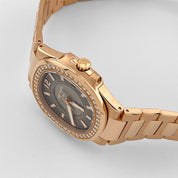 Patek Philippe Nautilus 7010/1R-010 'Ladies' Rose Gold Brown Dial Diamond Bezel (2014)