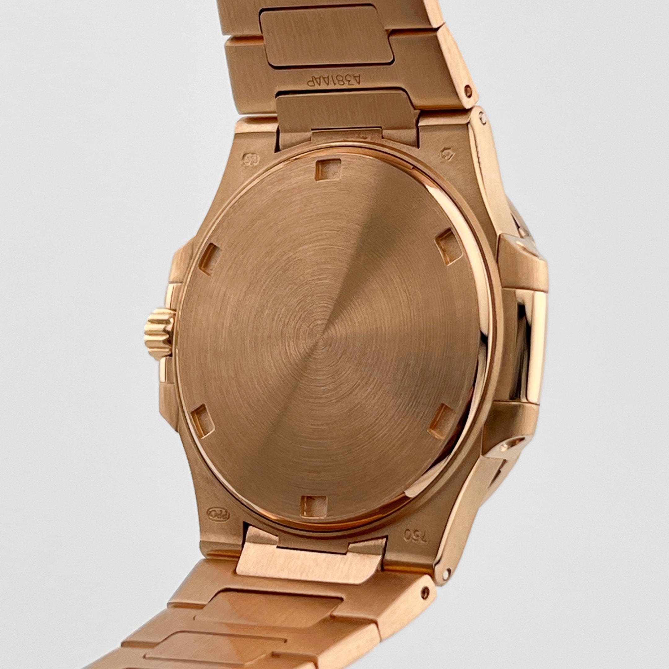 Patek Philippe Nautilus 7010/1R-010 'Ladies' Rose Gold Brown Dial Diamond Bezel (2014)