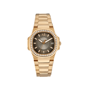 Patek Philippe Nautilus 7010/1R-010 'Ladies' Rose Gold Brown Dial Diamond Bezel (2014)