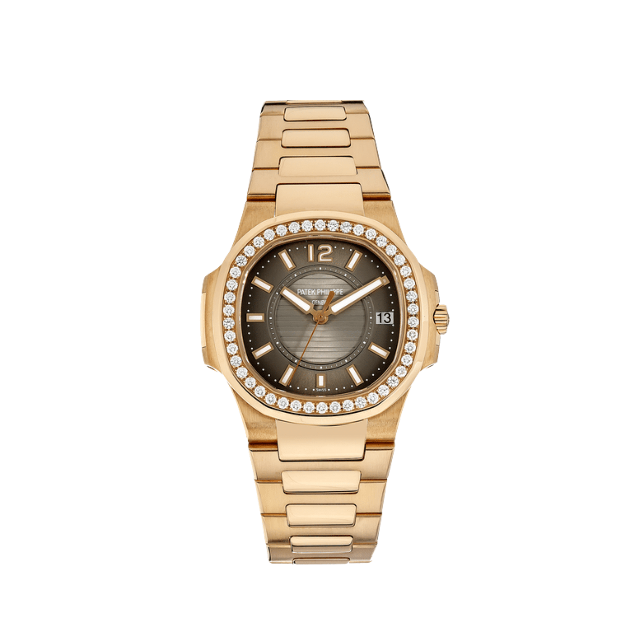 1R-010 'Ladies' Rose Gold Brown Dial Diamond Bezel (2014)