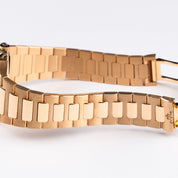 Patek Philippe Nautilus 7010/1R-011 'Ladies' Rose Gold Silver Dial Diamond Bezel Quartz