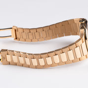 Patek Philippe Nautilus 7010/1R-011 'Ladies' Rose Gold Silver Dial Diamond Bezel Quartz