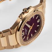 Patek Philippe Nautilus 7010/1R-013 'Ladies' Rose Gold Purple Dial Diamond Bezel Quartz (2026)