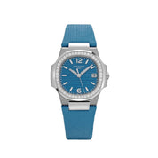 Patek Philippe Nautilus 7010G 'Ladies' White Gold Blue Dial Diamond Bezel (2025)