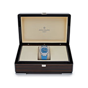 Patek Philippe Nautilus 7010G 'Ladies' White Gold Blue Dial Diamond Bezel (2025)