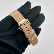 Patek Philippe Nautilus 7010R-011 'Ladies' Rose Gold Silvery Opaline Dial Diamond Bezel