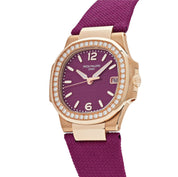 Patek Philippe Nautilus 7010R-013 'Ladies' Rose Gold Purple Dial Diamond Bezel (2026)