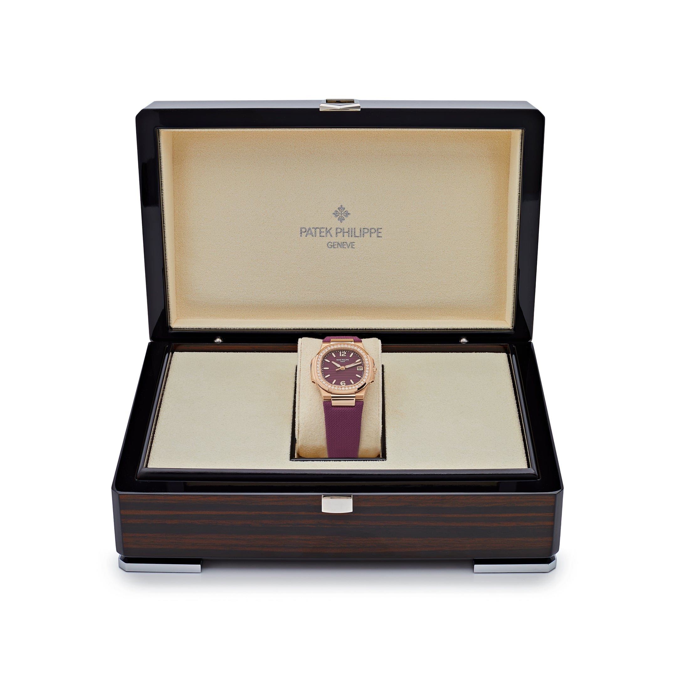 Patek Philippe Nautilus 7010R-013 'Ladies' Rose Gold Purple Dial Diamond Bezel (2026)