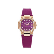 Patek Philippe Nautilus 7010R-013 'Ladies' Rose Gold Purple Dial Diamond Bezel (2024)