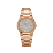 Patek Philippe Nautilus 7011/1R-001 'Ladies' Rose Gold Silver Dial (2010)