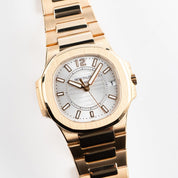 Patek Philippe Nautilus 7011/1R-001 'Ladies' Rose Gold Silver Dial (2010)