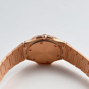 Patek Philippe Nautilus 7011/1R-001 'Ladies' Rose Gold Silver Dial (2016)