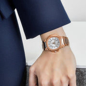 Luxury Watch Patek Philippe Nautilus Rose Gold 33mm 7011/1R-001 Wrist Aficionado