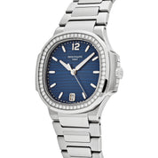 Patek Philippe Nautilus 7118/1200A-001 'Ladies' Blue Dial Diamond Bezel (2024)