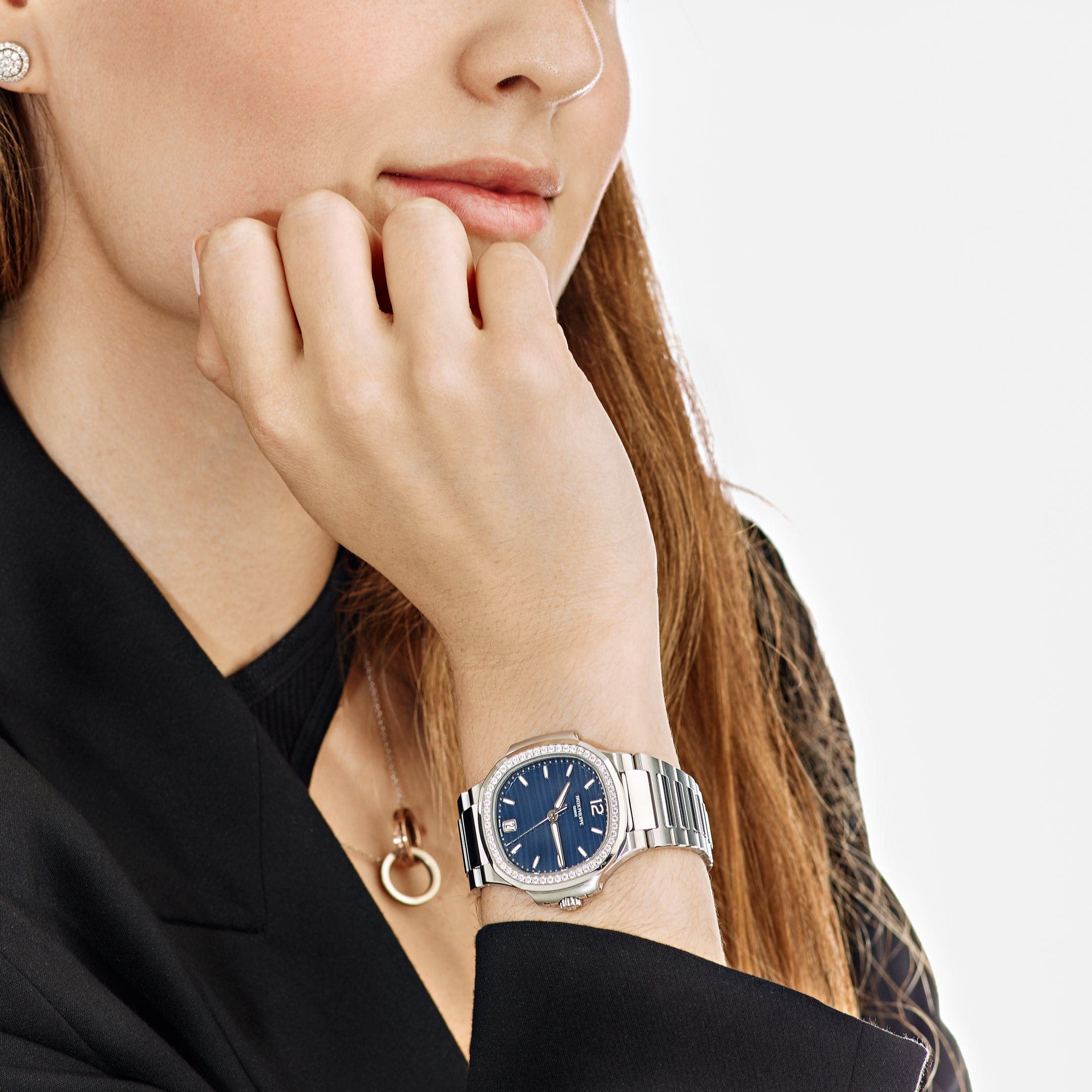 1200A-001 'Ladies' Blue Dial Diamond Bezel (2024)