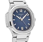 Patek Philippe Nautilus 7118/1200A-001 'Ladies' Blue Dial Diamond Bezel (2024)