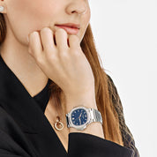 Patek Philippe Nautilus 7118/1200A-001 'Ladies' Blue Dial Diamond Bezel