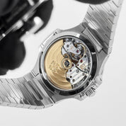Patek Philippe Nautilus 7118/1200A-010 'Ladies' Stainless Steel Silver Dial Diamond Bezel (2024)