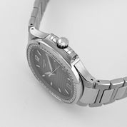 Patek Philippe Nautilus 7118/1200A-011 'Ladies' Stainless Steel Grey Dial Diamond Bezel (2025)