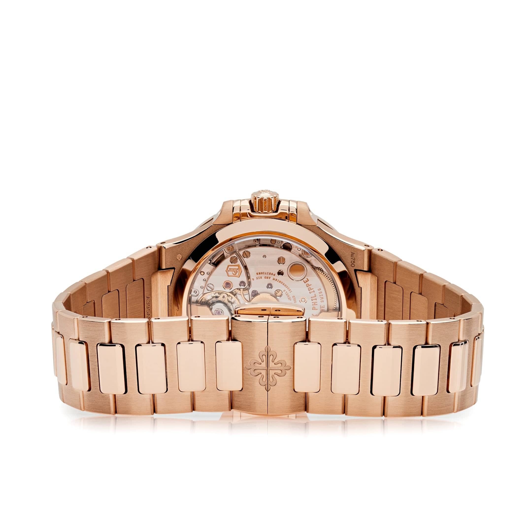 Patek Philippe Nautilus 7118/1200R-001 'Ladies Automatic Tiffany & Co.' Rose Gold Diamond Bezel