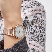 Patek Philippe Nautilus 7118/1200R-001 'Ladies' Rose Gold Silver Dial Diamond Bezel (2026)