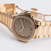 Patek Philippe Nautilus 7118/1200R-010 'Ladies' Rose Gold Diamond Bezel (2026)