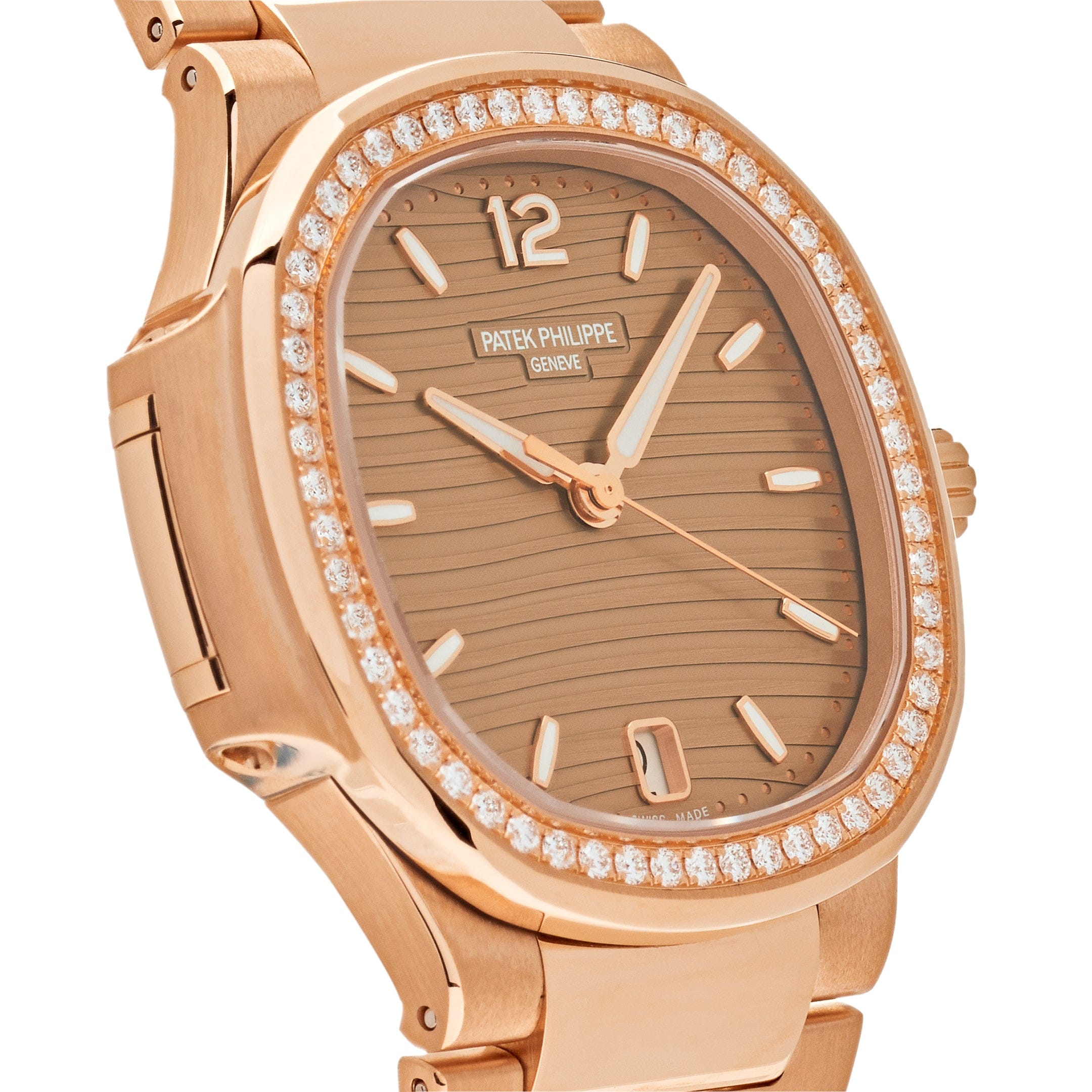Patek Philippe Nautilus 7118/1200R-010 'Ladies' Rose Gold Diamond Bezel (2026)