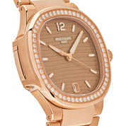 Luxury Watch Patek Philippe Nautilus 35.2mm Rose Gold 7118/1200R-010 Wrist Aficionado