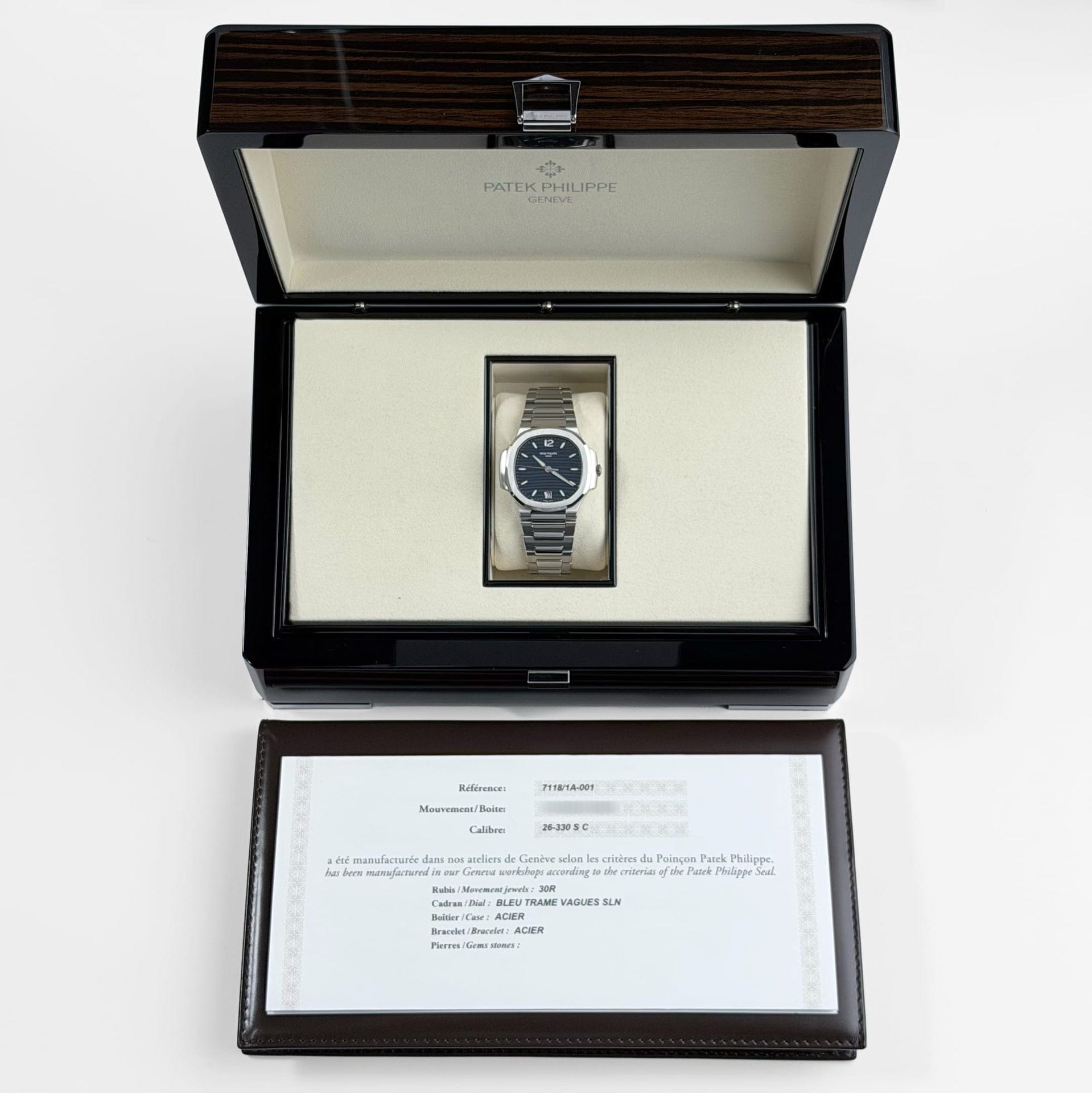 Patek Philippe Nautilus 7118/1A-001 'Ladies' Stainless Steel Blue Dial (2025)