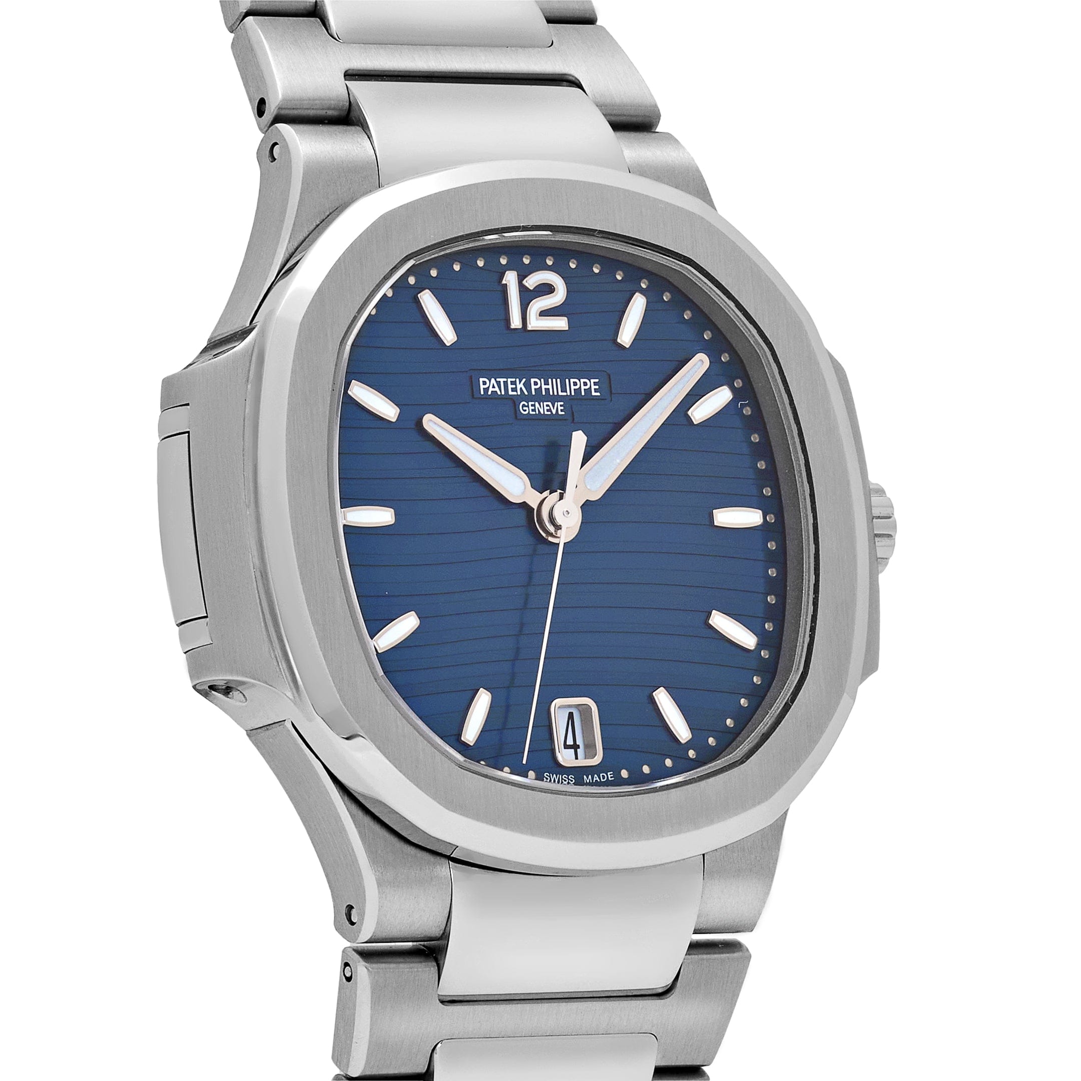 Patek Philippe Nautilus 7118/1A-001 'Ladies' Stainless Steel Blue Dial
