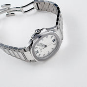Patek Philippe Nautilus 7118/1A-010 Stainless Steel Silvery Opaline Dial