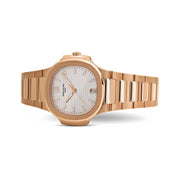 Patek Philippe Nautilus 7118/1R-001 'Ladies' Automatic Rose Gold Silvery Opaline Dial (2026)