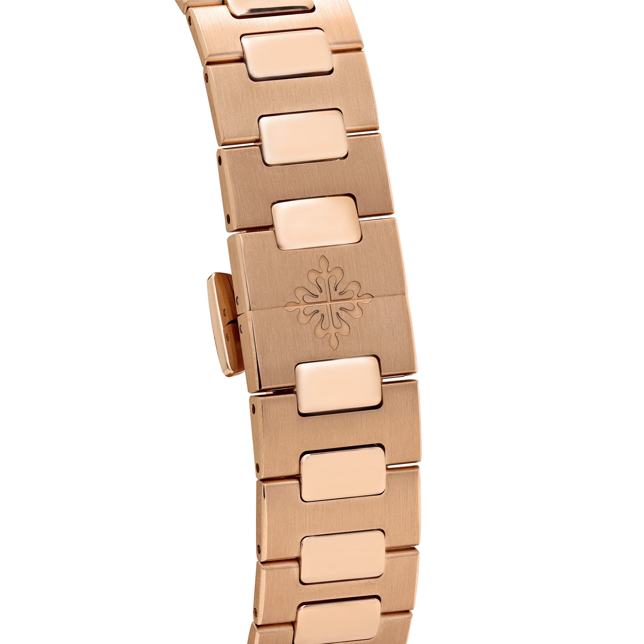 Patek Philippe Nautilus 7118/1R-001 'Ladies' Automatic Rose Gold Silvery Opaline Dial