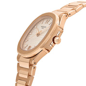 Patek Philippe Nautilus 7118/1R-001 'Ladies' Automatic Rose Gold Silvery Opaline Dial
