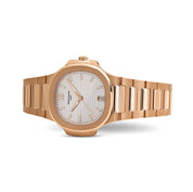 Patek Philippe Nautilus 7118/1R-001 'Ladies' Automatic Rose Gold Silvery Opaline Dial (2025)