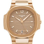 Patek Philippe Nautilus 7118/1R-010 'Ladies' Rose Gold Champagne Golden Dial (2021)