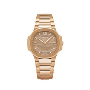 Patek Philippe Nautilus 7118/1R-010 'Ladies' Rose Gold Champagne Golden Dial (2021)