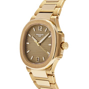 Patek Philippe Nautilus 7118/1R-010 'Ladies' Rose Gold Champagne Golden Dial