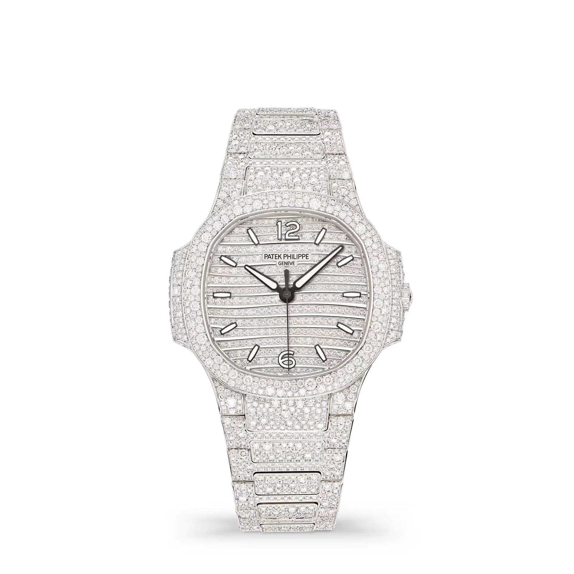 Patek Philippe Nautilus Haute Joaillerie 7118/1450G-001 White Gold Pave Diamond Dial Diamond Bezel (2026)