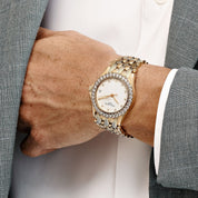 Patek Philippe Neptune 5081/10J-001 Yellow Gold White Diamond Dial Diamond Bezel (2000)