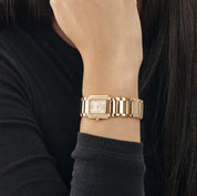 Patek Philippe Twenty-4 4908/11R-011 ‘Ladies’ Rose Gold White Diamond Dial Diamond Bezel Quartz
