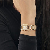 Patek Philippe Twenty-4 4908/11R-011 ‘Ladies’ Rose Gold White Diamond Dial Diamond Bezel Quartz