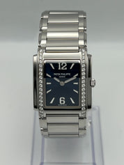 Patek Philippe Twenty-4 4910/1200A-001 'Ladies' Quartz Blue Dial Diamond Bezel (2022)