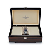 Patek Philippe Twenty-4 4910/1200A-001 'Ladies' Quartz Blue Dial Diamond Bezel