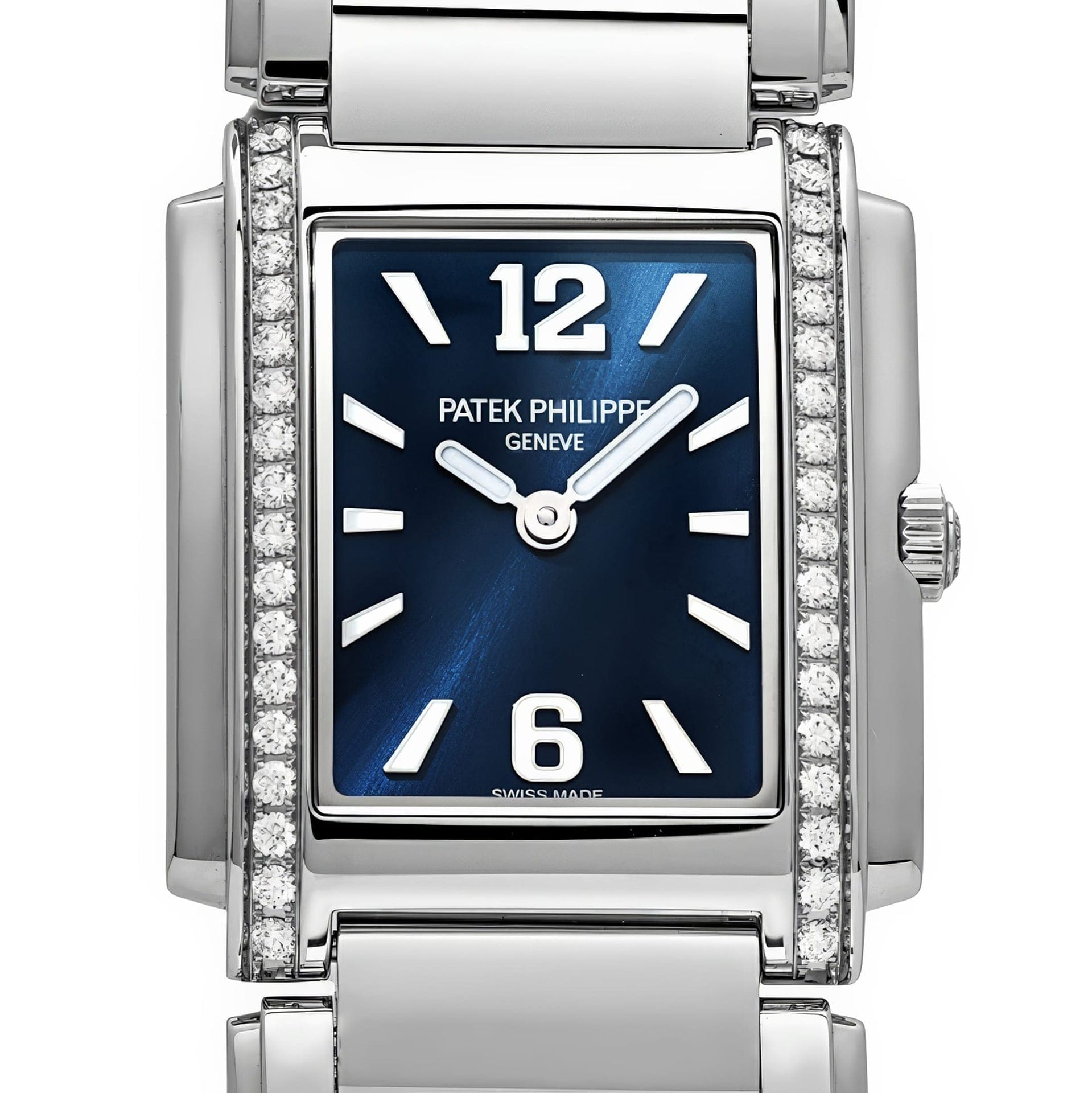 Patek Philippe Twenty-4 4910/1200A-001 'Ladies' Stainless Steel Blue Dial Diamond Bezel Quartz (2026)